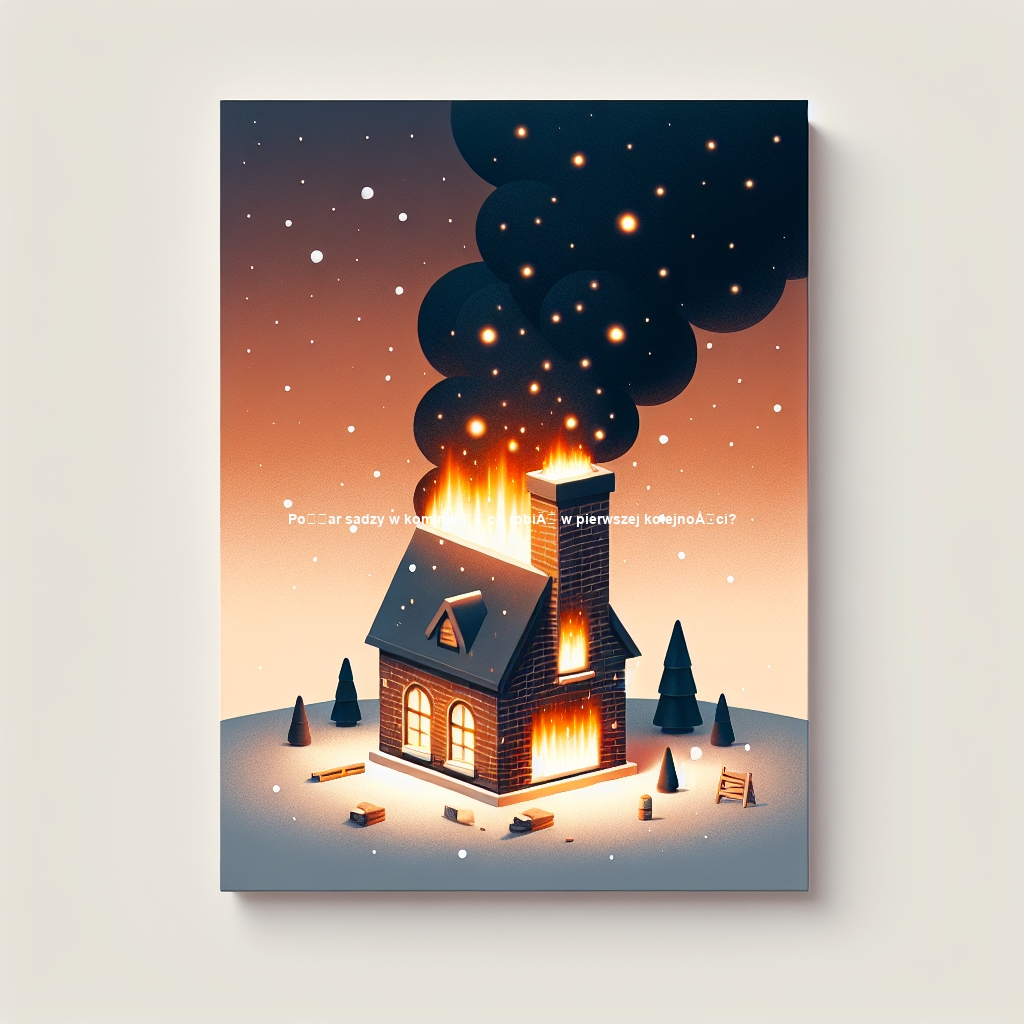 Pożar sadzy w kominie – co robić w pierwszej kolejności?