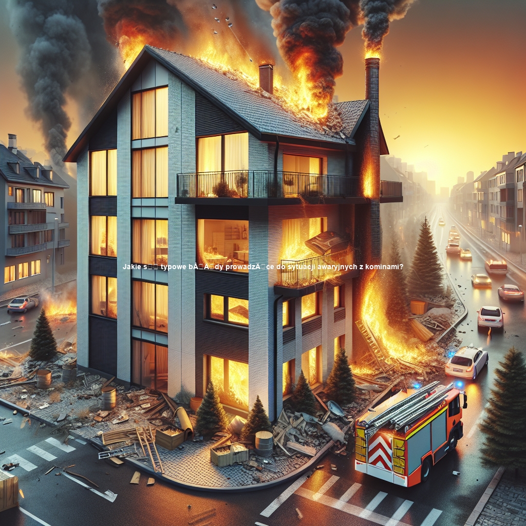 Jakie są typowe błędy prowadzące do sytuacji awaryjnych z kominami?
