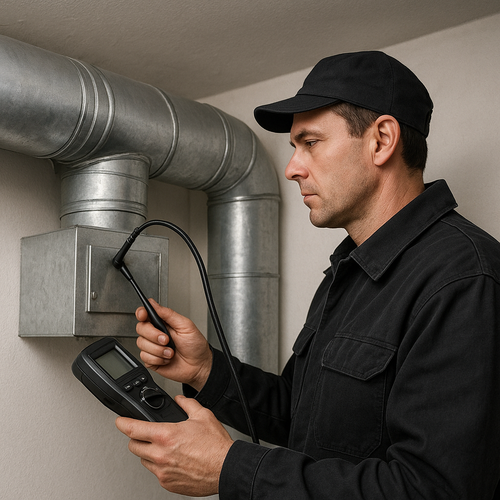 Jak wygląda przegląd wentylacji mechanicznej przez kominiarza