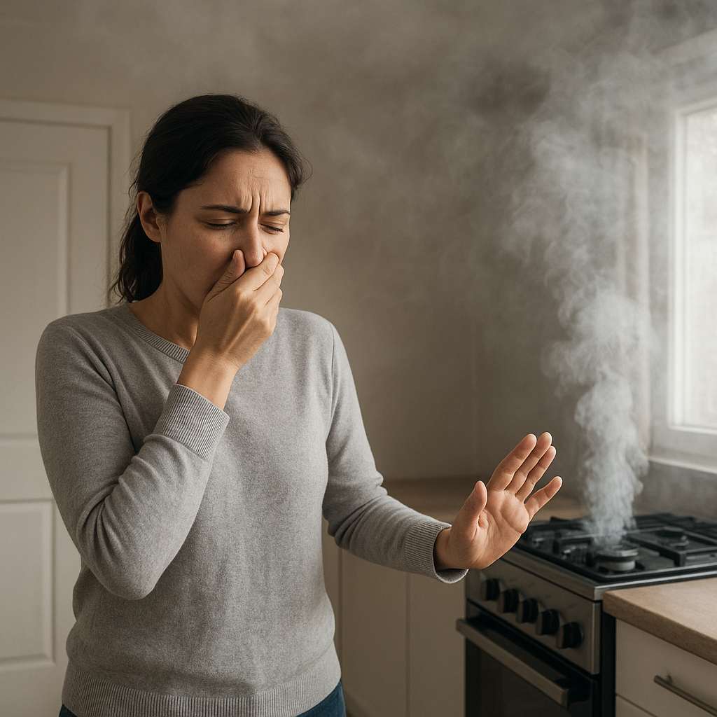 Co zrobić, gdy w mieszkaniu czuć dym lub sadzę