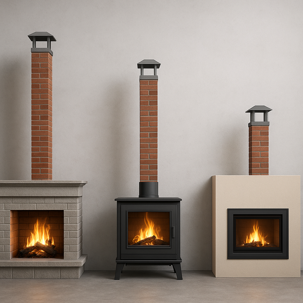 Jak dobrać wysokość komina do rodzaju paleniska