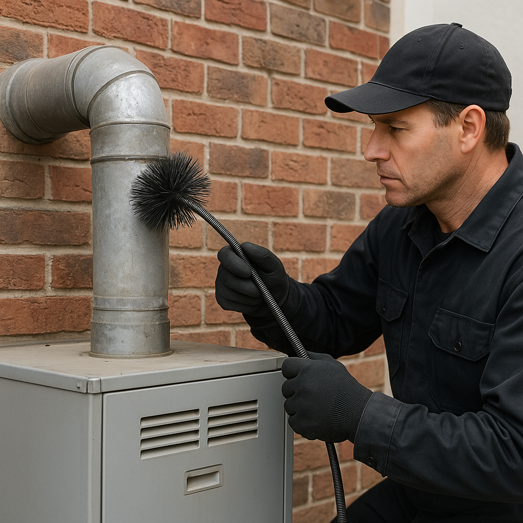 Czyszczenie przewodów od pieców gazowych