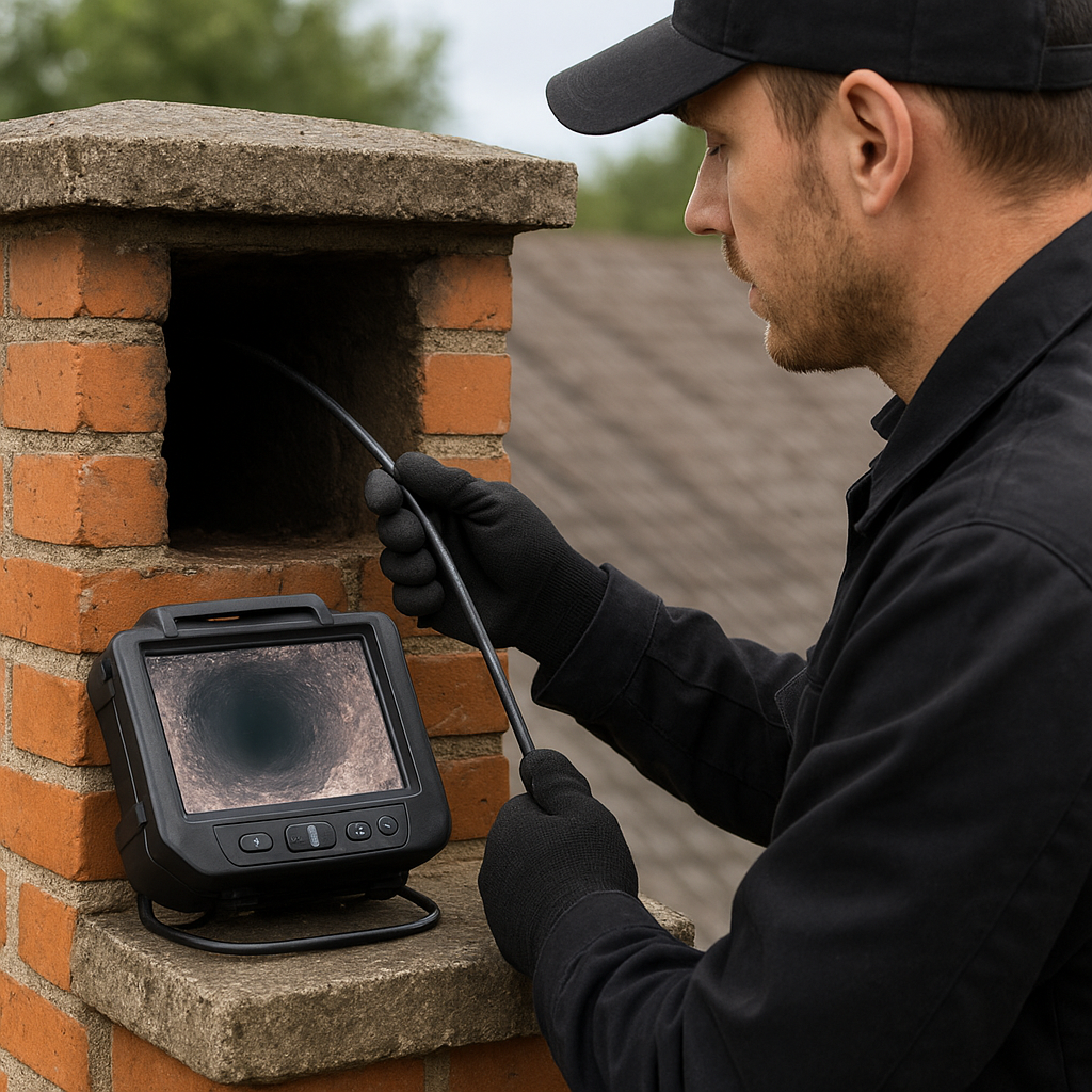 Wideoinspekcja przewodów kominowych