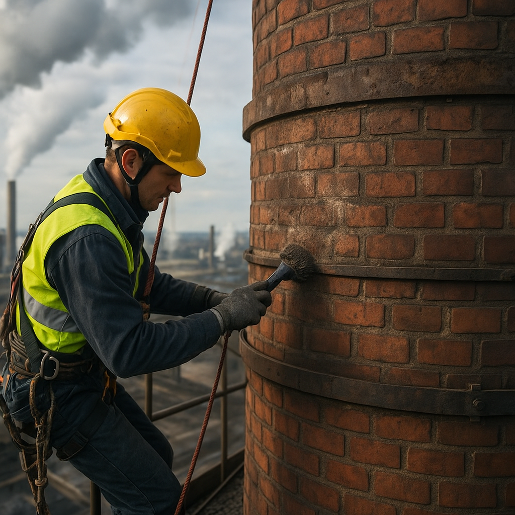 Jak wygląda konserwacja kominów przemysłowych
