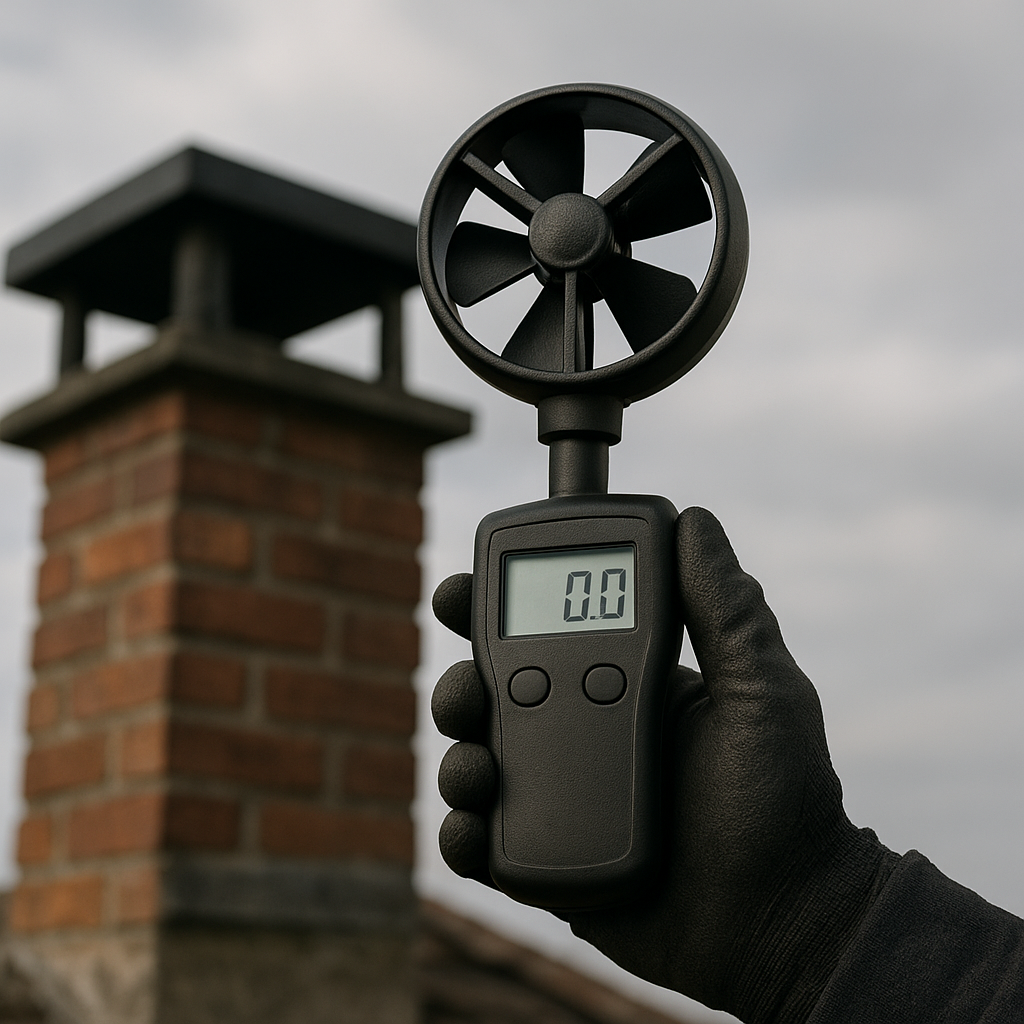 Anemometr kominowy