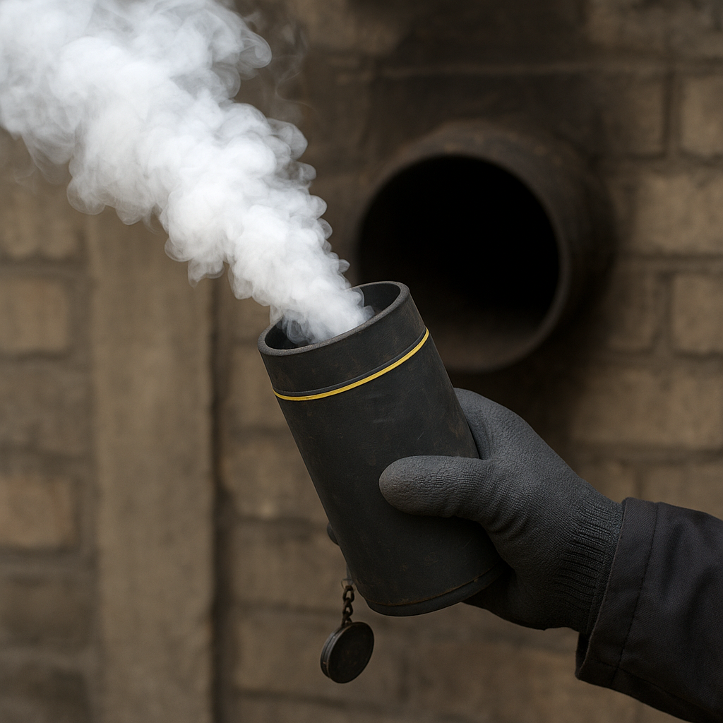 Świece dymne testowe