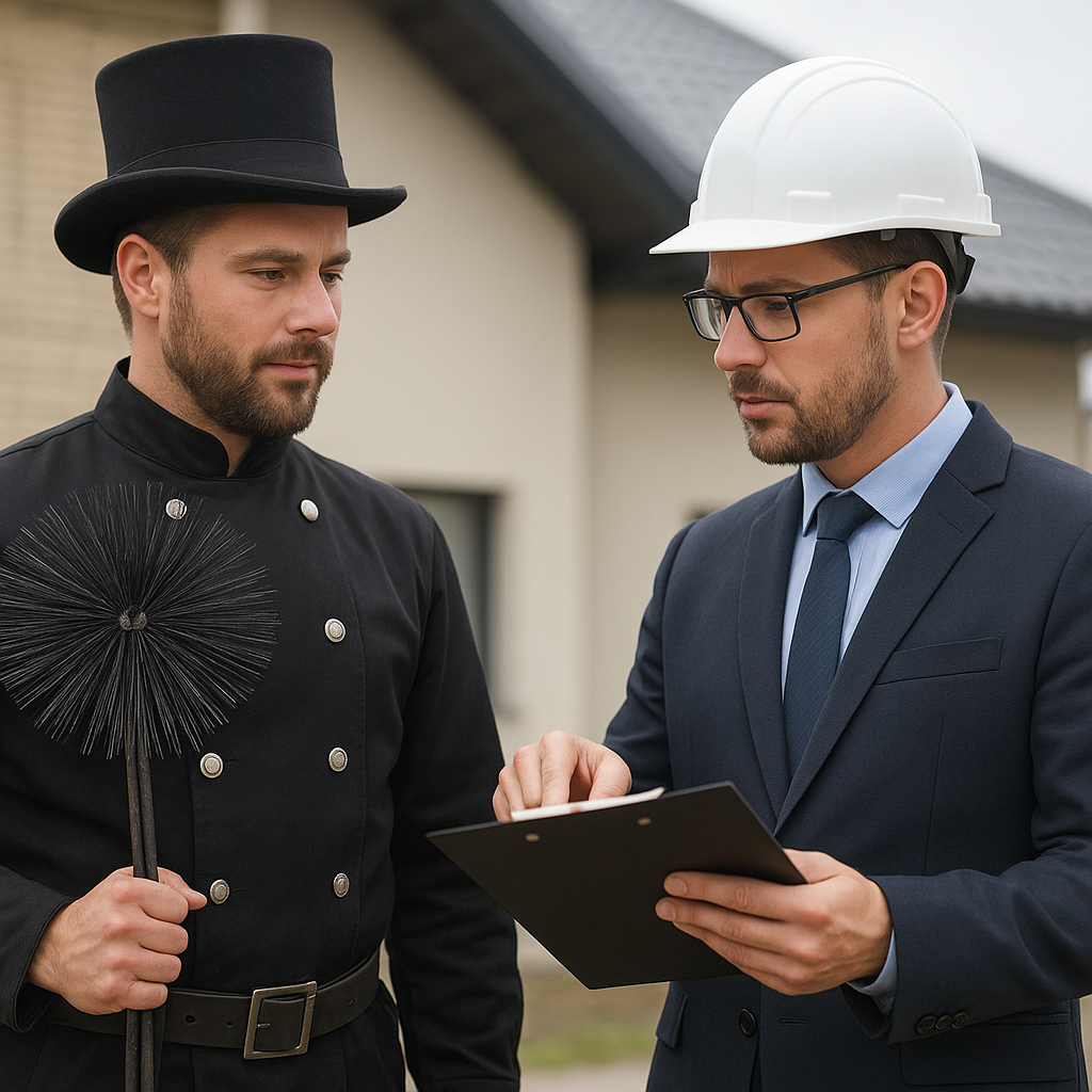 Jak wygląda współpraca kominiarza z inspektorem nadzoru budowlanego