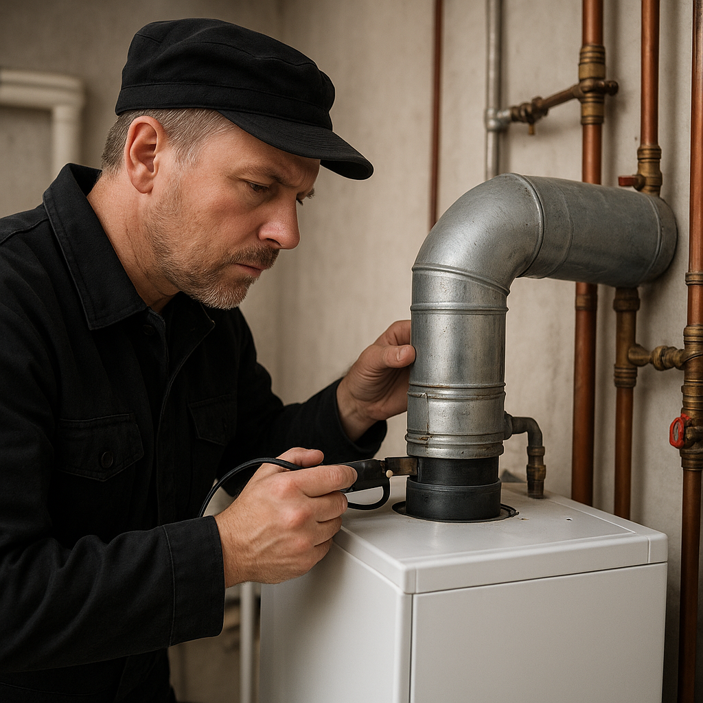 Sprawdzanie podłączeń urządzeń grzewczych