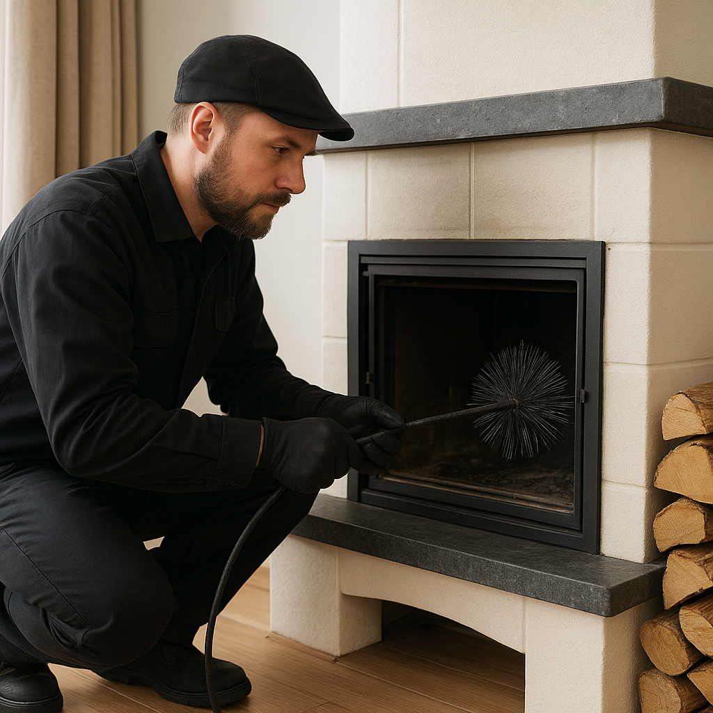 Odbiór podłączenia kominka