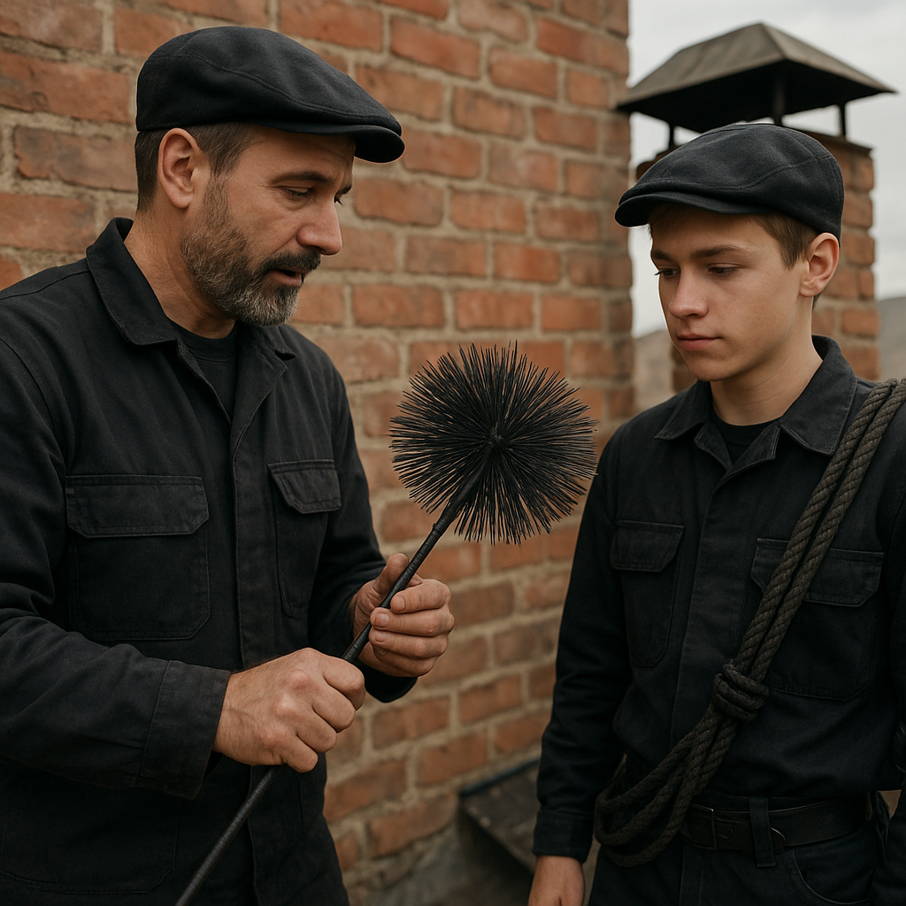 Jak wygląda szkolenie ucznia kominiarskiego