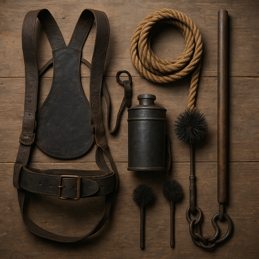 Jak wyglądał sprzęt kominiarski w XIX wieku