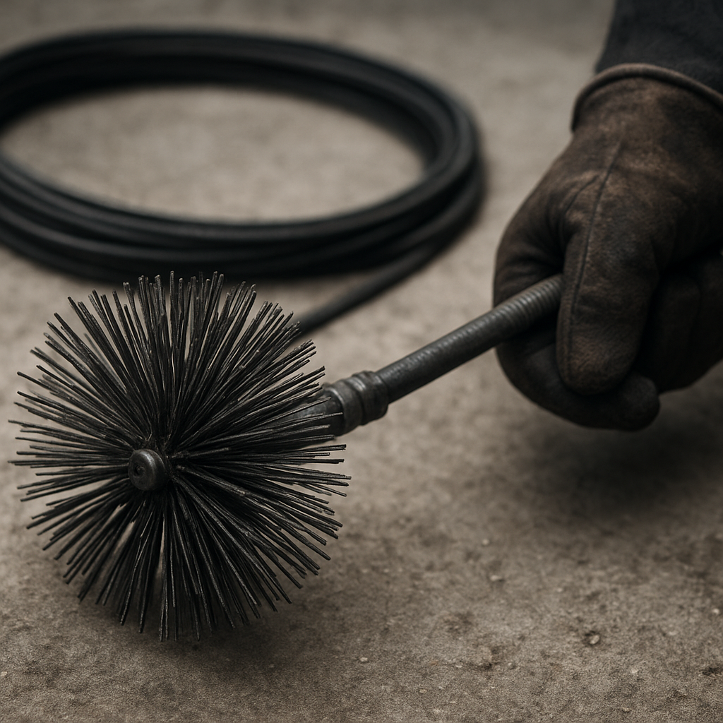 Szczotka do rur spalinowych
