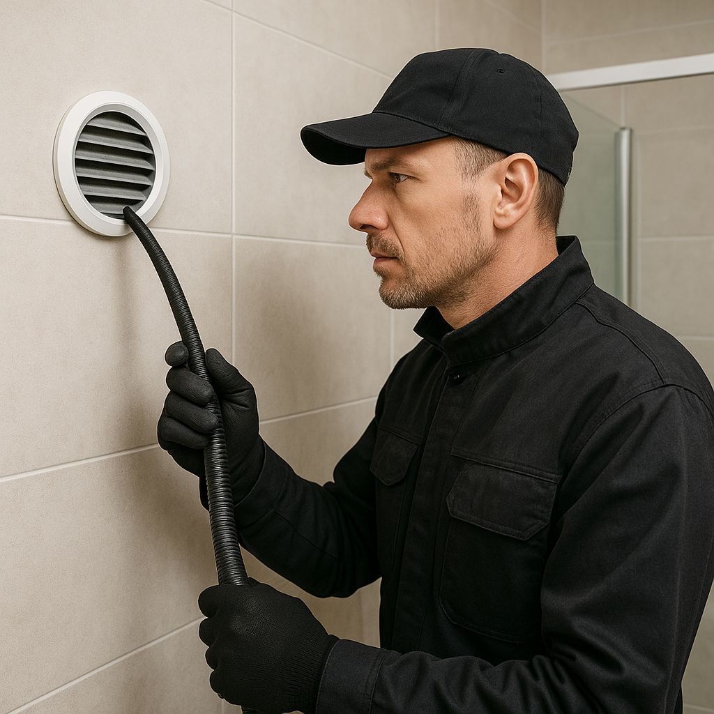 Kontrola wentylacji w łazienkach