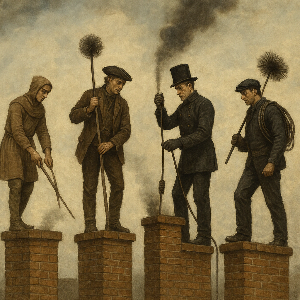 Jak zmieniała się technika czyszczenia kominów przez wieki