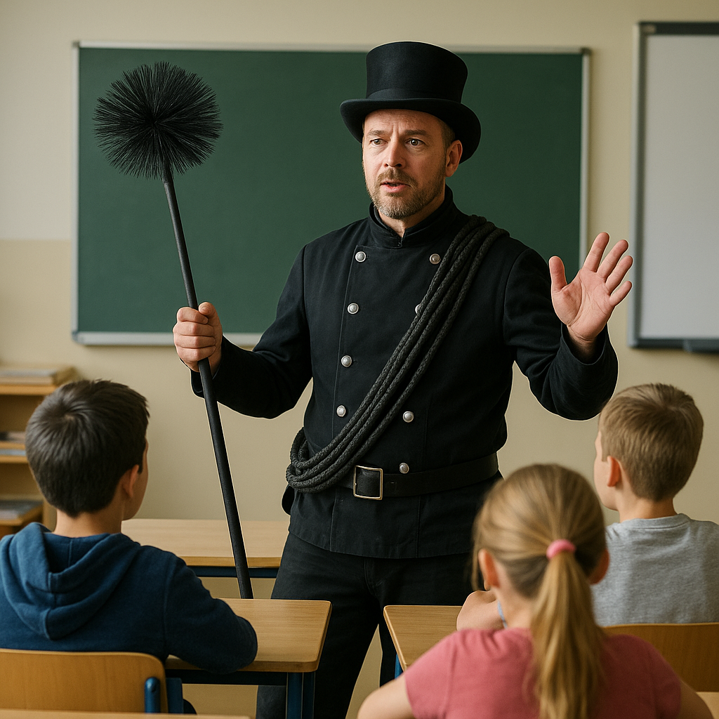 Jakie działania edukacyjne prowadzą kominiarze w szkołach i gminach
