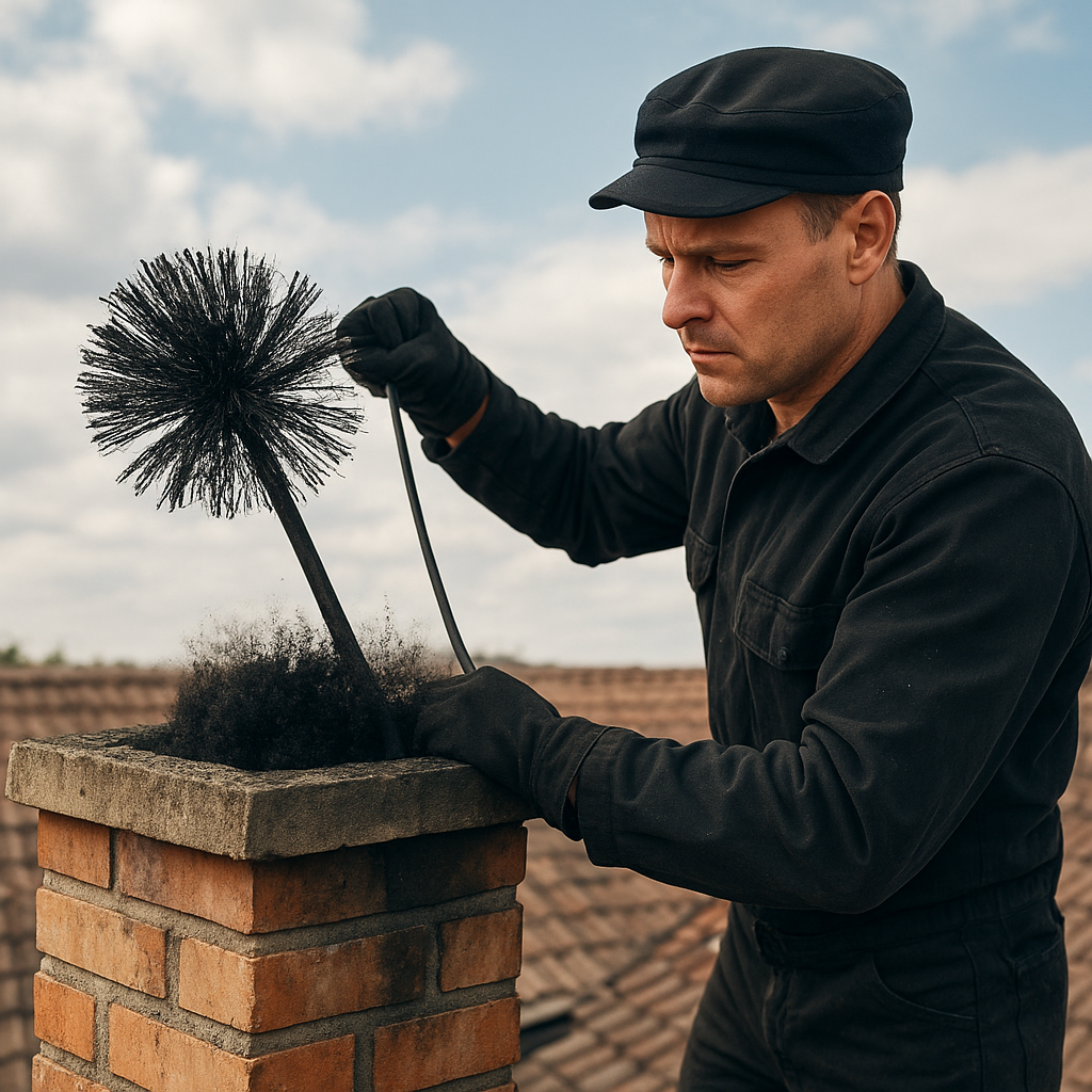 Czyszczenie kominów z sadzy szklistej
