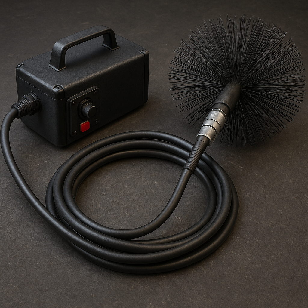 Napęd elektryczny do szczotek kominowych