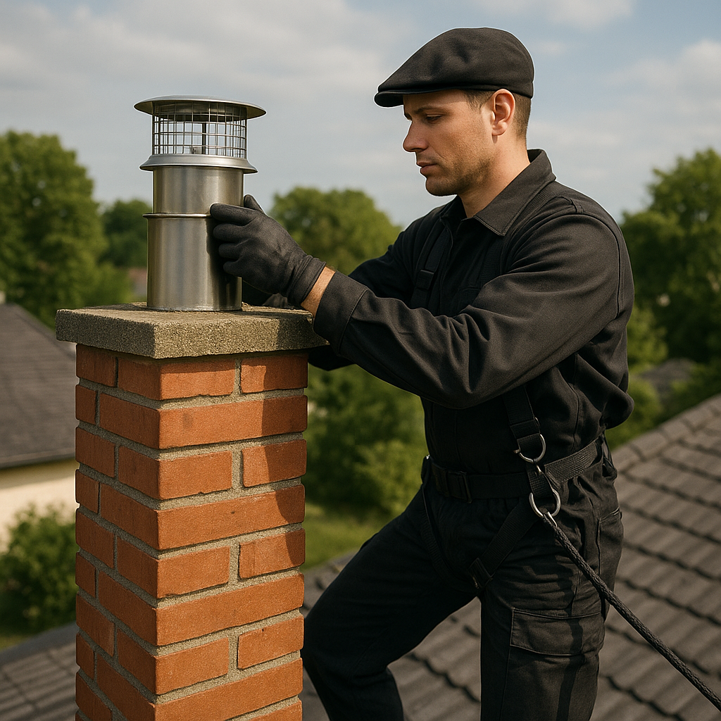 Zabezpieczanie kominów przed zapłonem sadzy