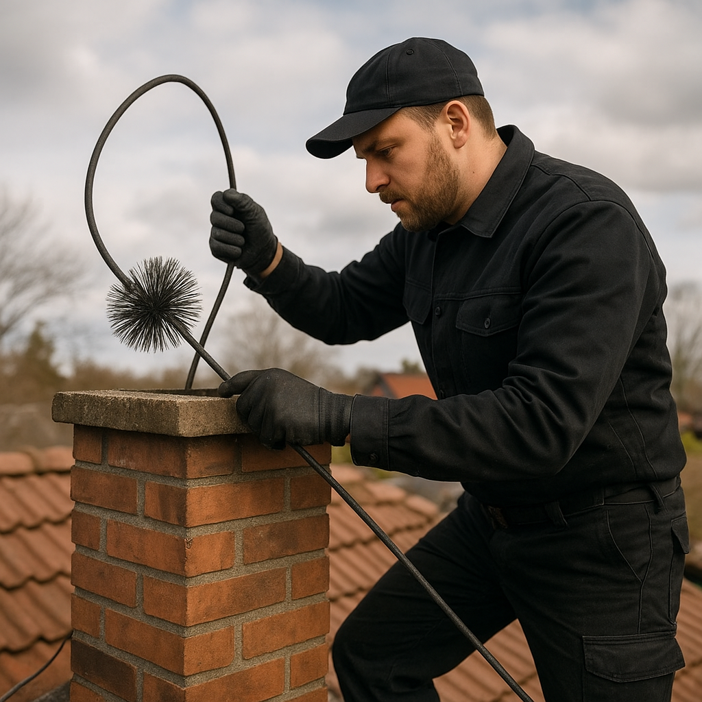 Czyszczenie kominów po wymianie kotła