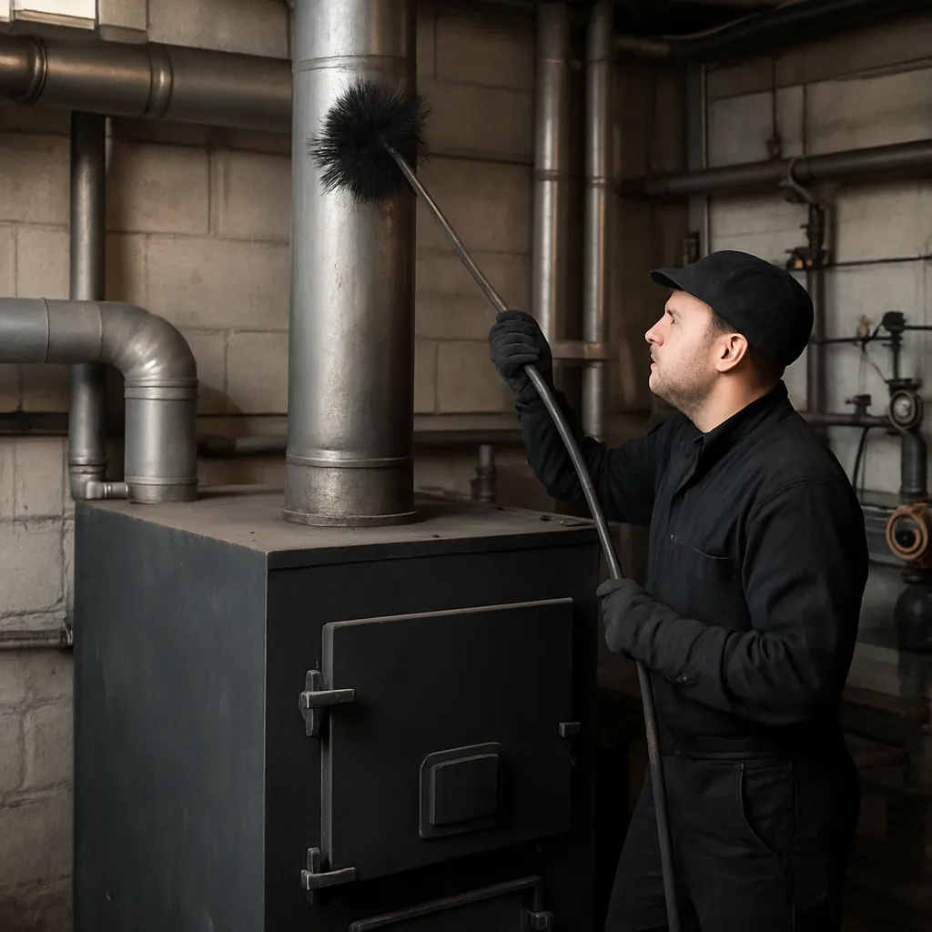 Czyszczenie kominów w kotłowniach zbiorczych