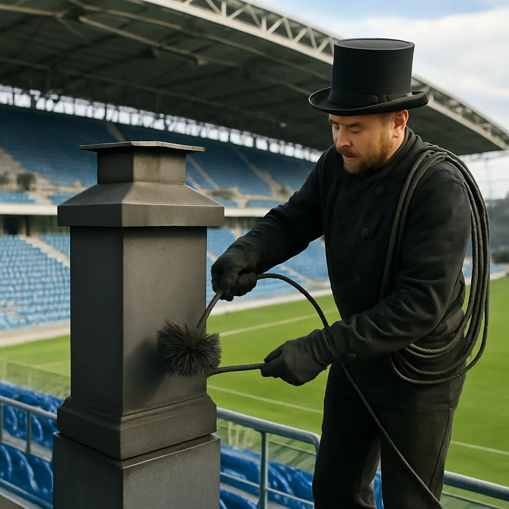 Czyszczenie kominów w obiektach sportowych