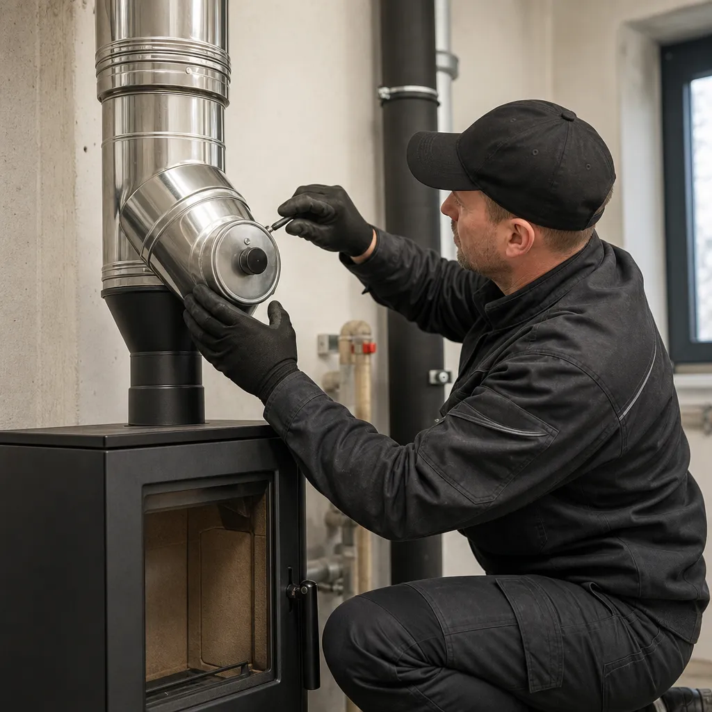 Regulator ciągu kominowego